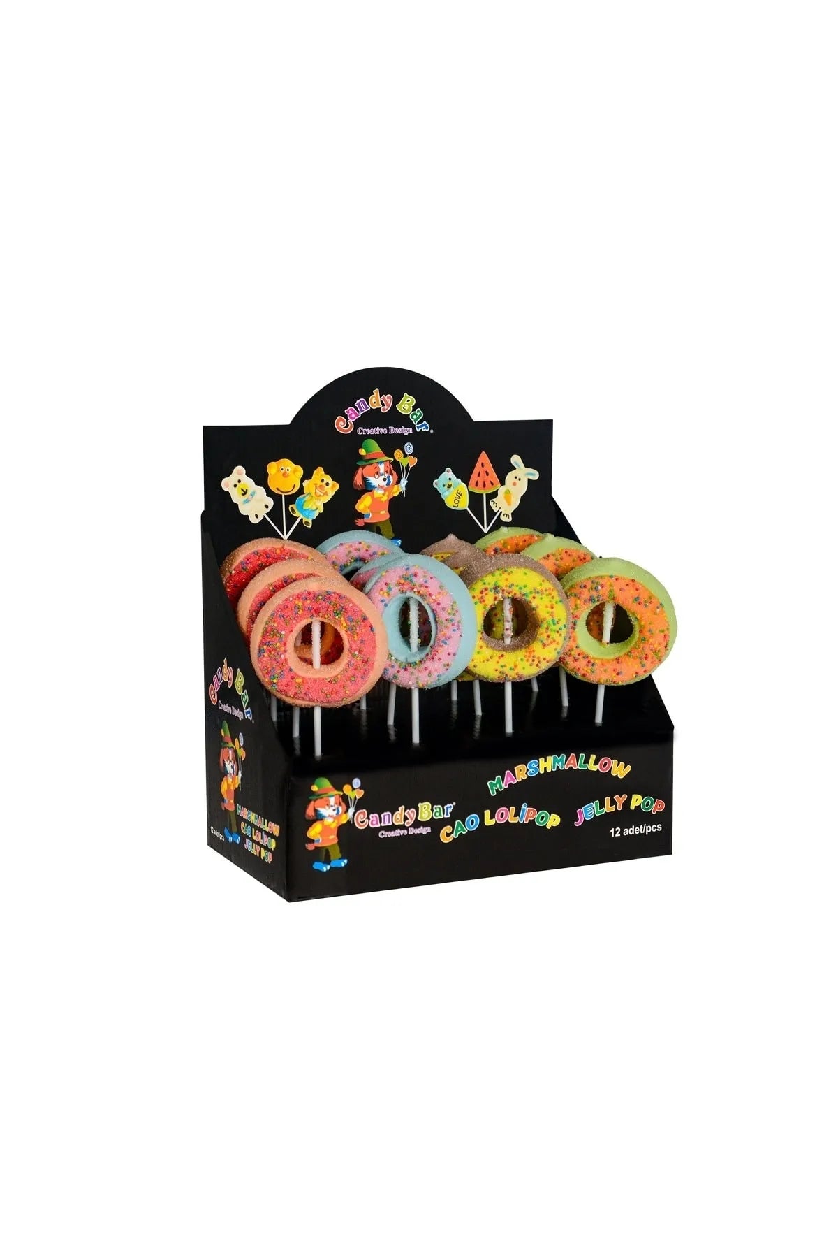 Candy Bar Marshmallow Donut 35g - 12er Pack