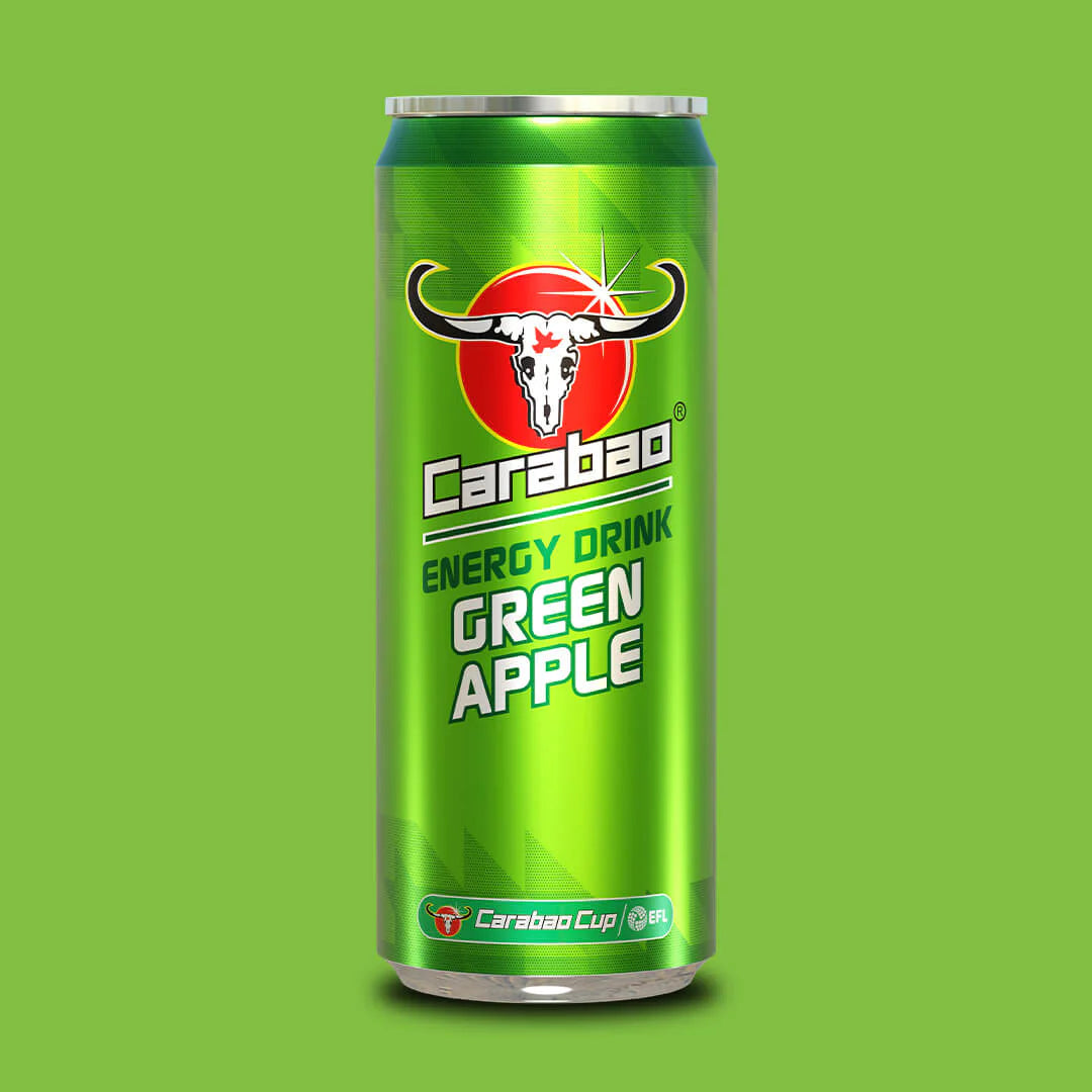 Carabao Energydrink Grüner Apfel 330ml / 24er Tray