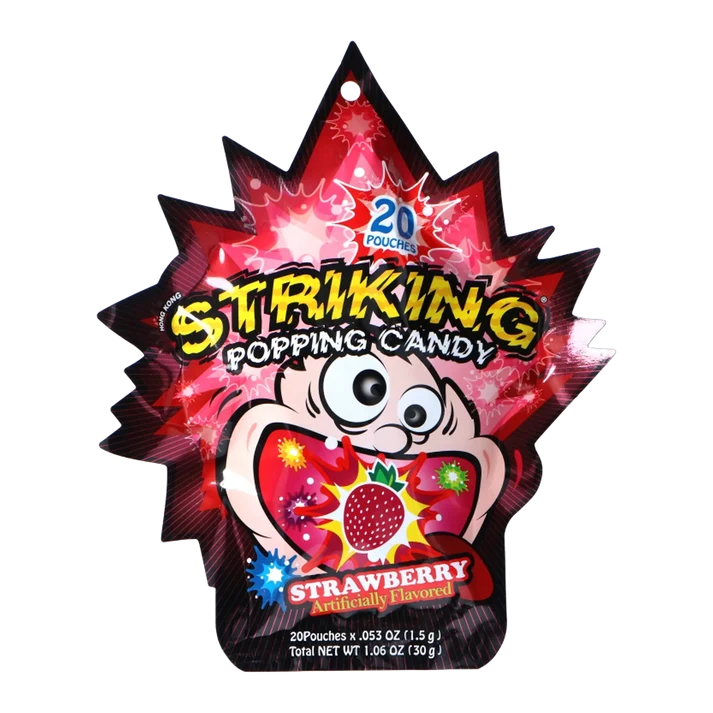 Striking Popping Candy Strawberry