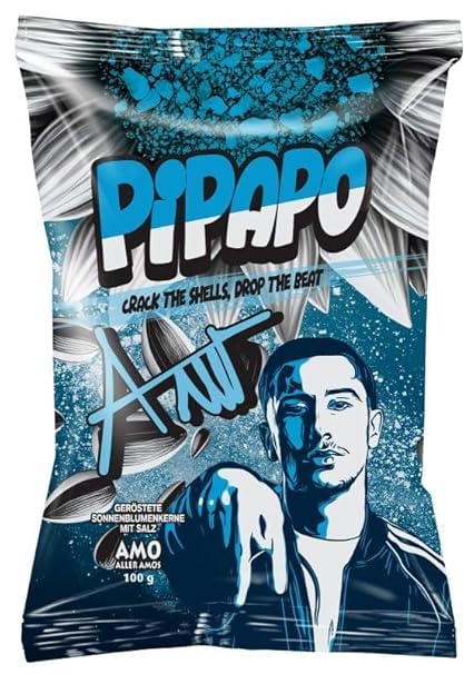 AMO’s PiPAPO Sonnenblumenkerne Salzig 100g - 42er Karton