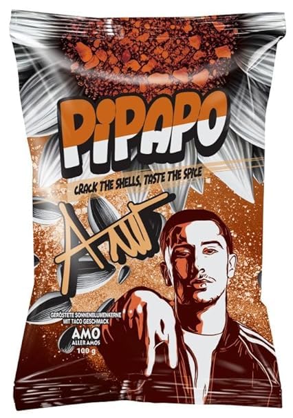 AMO’s PiPAPO Sonnenblumenkerne Taco 100g - 42er Karton