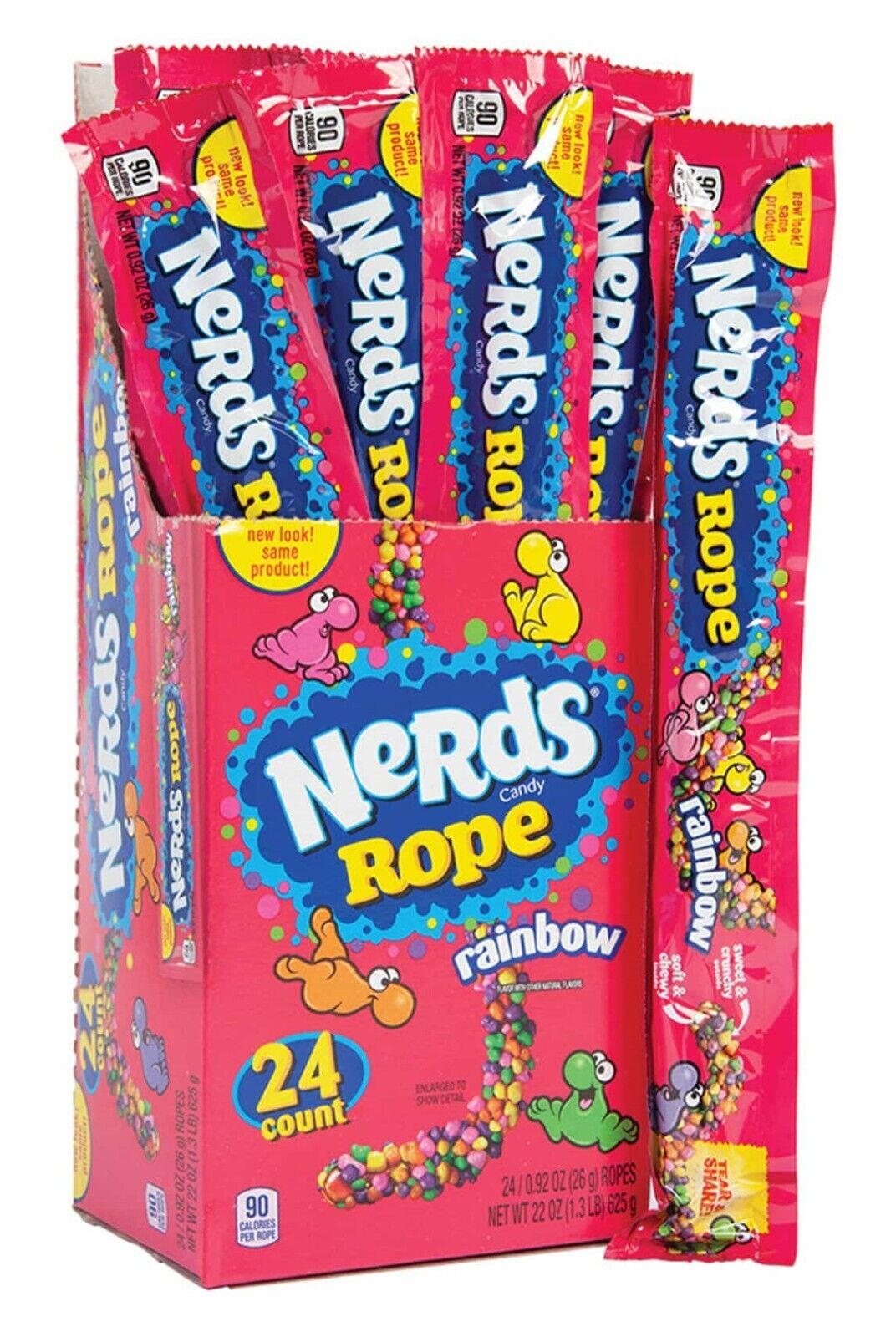 Nerds Rope Rainbow / 24er Karton