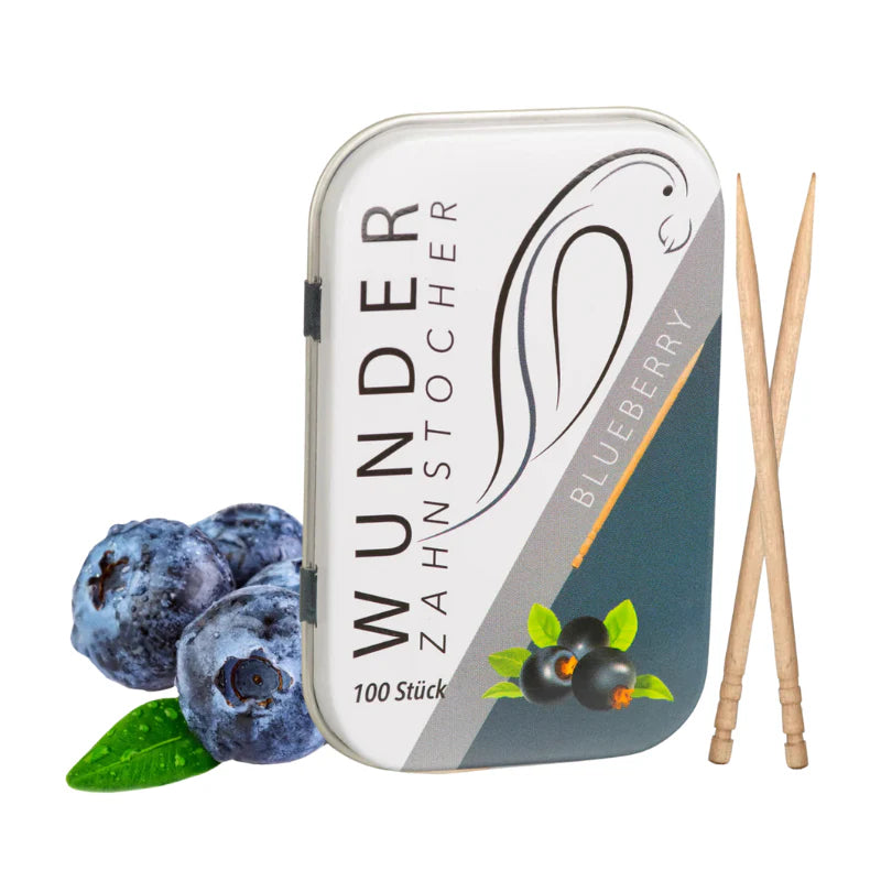 Wunder Zahnstocher Blueberry 100 Stück - 10er Karton