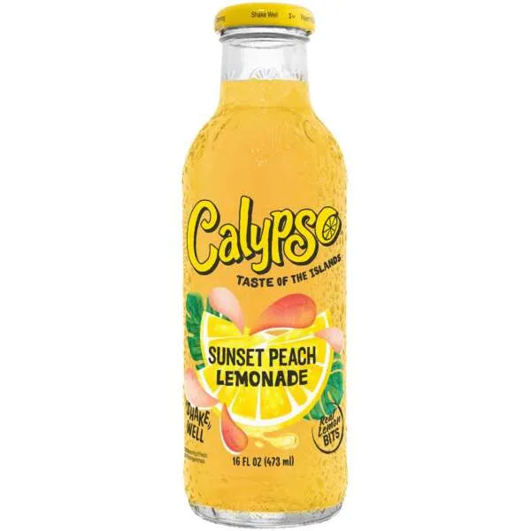 Calypso Sunset Peach Limonade 473ml - 12er Karton
