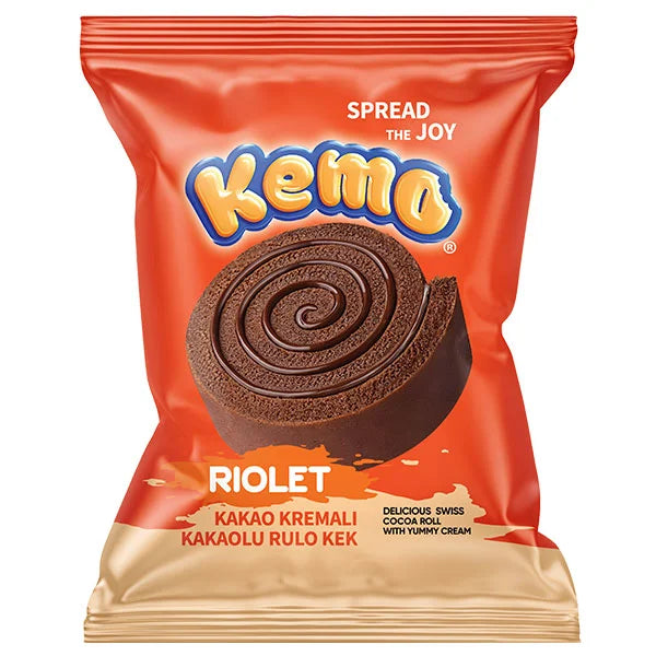 Kemo Riolet Cocoa Roll 40g - 24er Karton
