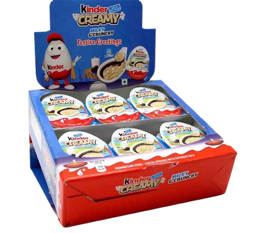 Kinder Creamy Milk & Crunchy 19g / 24er Karton