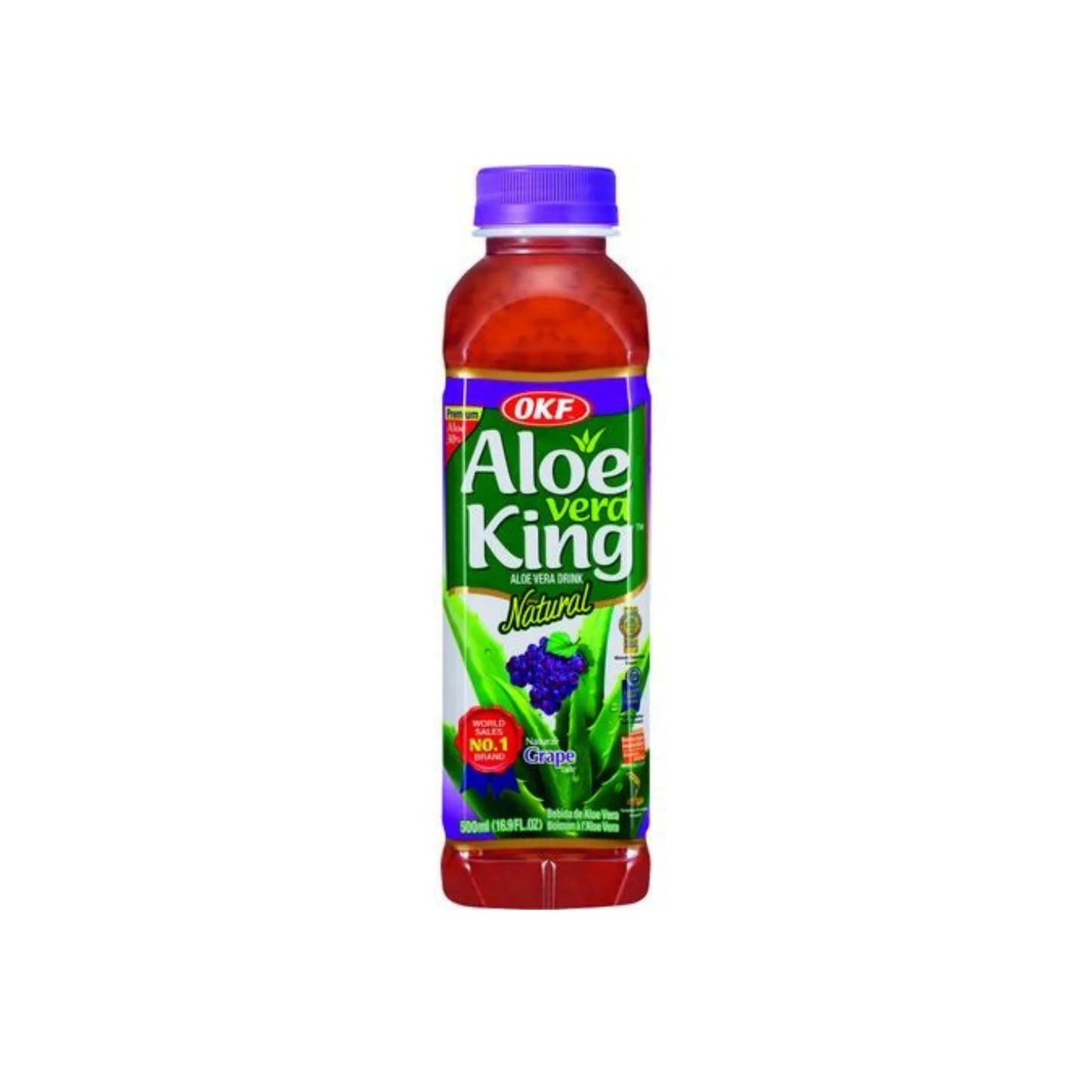 Aloe Vera Getränk Traube 500 ml