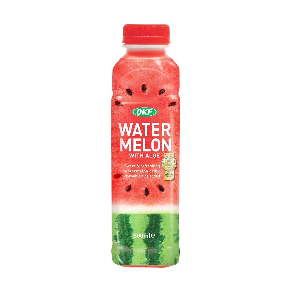 OKF Aloe Vera Getränk Wassermelone 500 ml Flasche