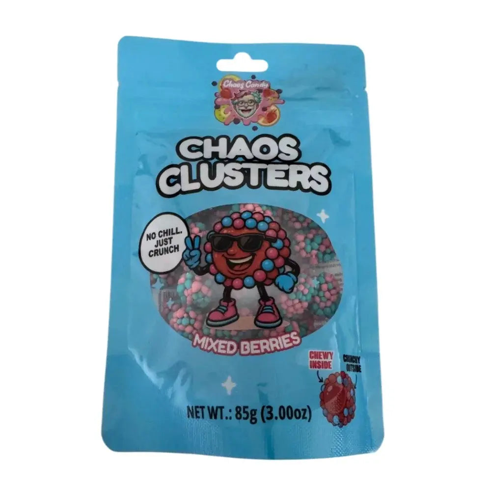 Chaos Candy Gummy Cluster Mixed Berries 85g - 48er Karton