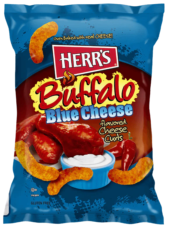 Herr's Buffalo Blue Cheese 170g / 12er Karton