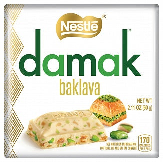 Nestle Damak Baklava White Chocolate Pistachio 60g - 6er Karton