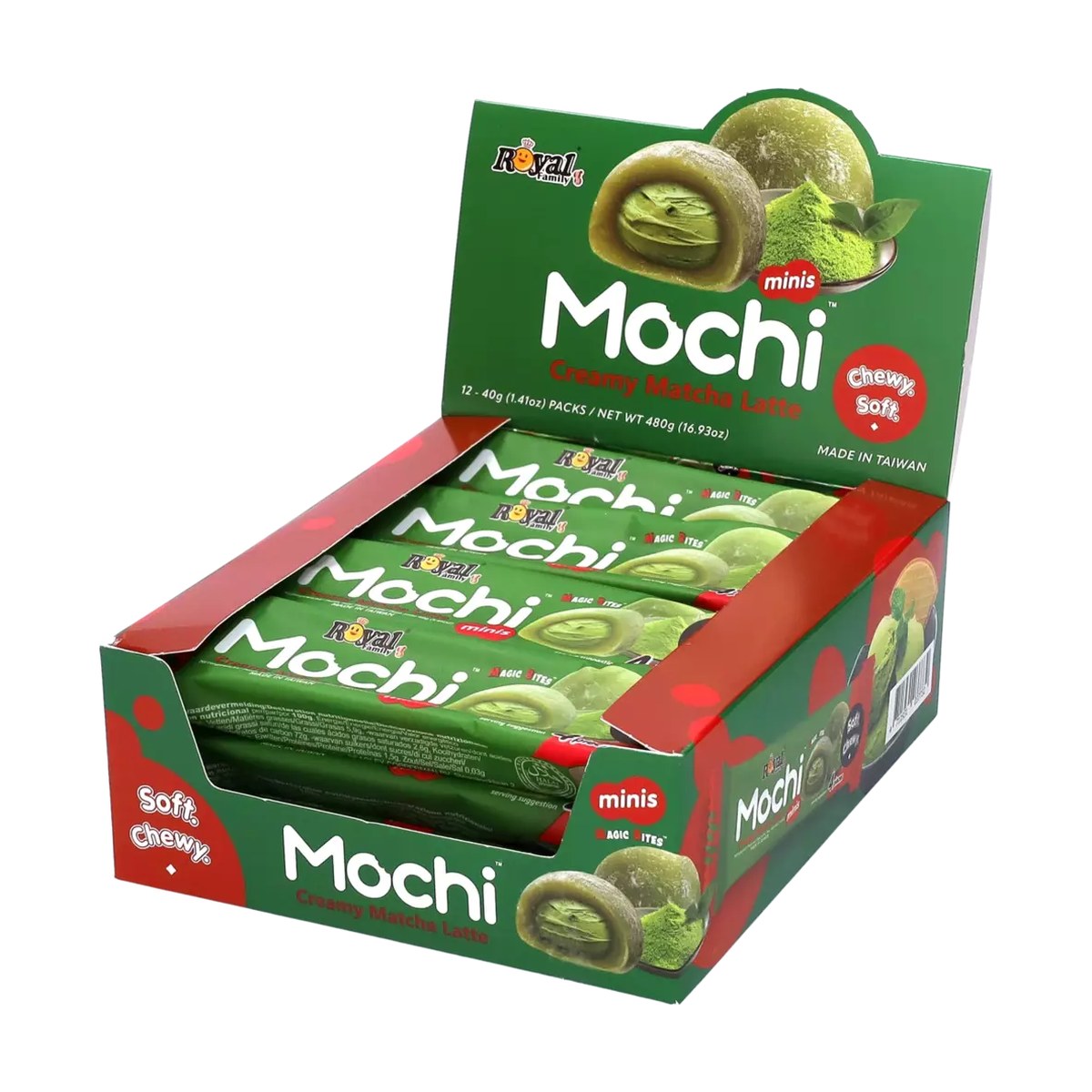 Mochi Mini Creamy Matcha Latte Snack Pack 40g
