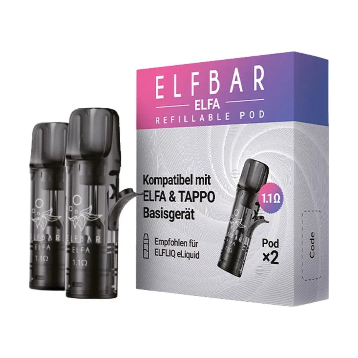 ELFA Leere Pods