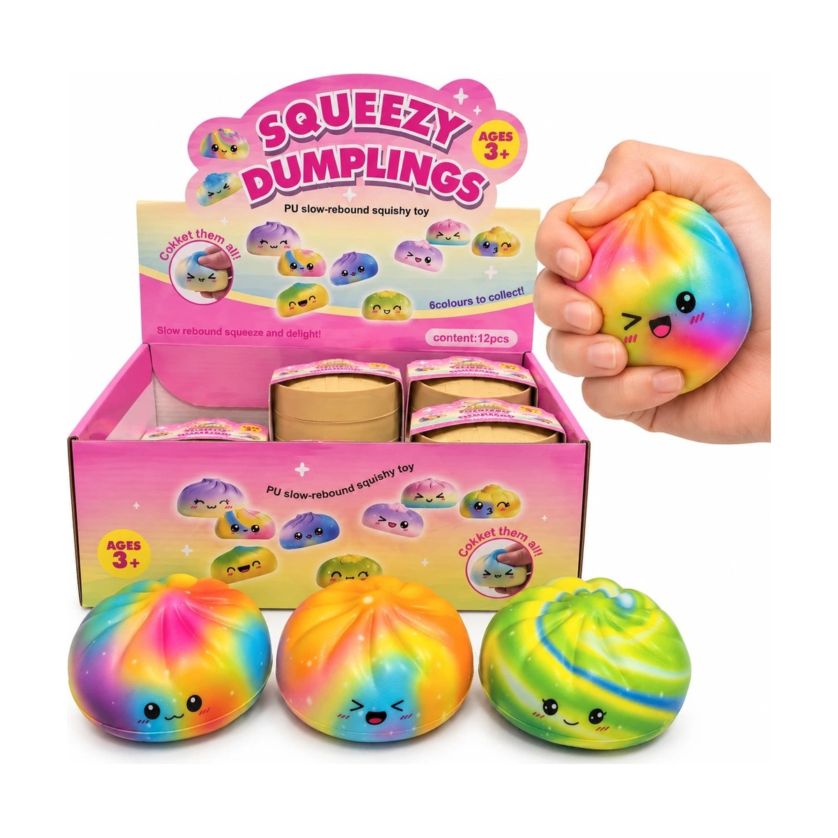 Squishy Dumpling Farbverlauf 8,5cm