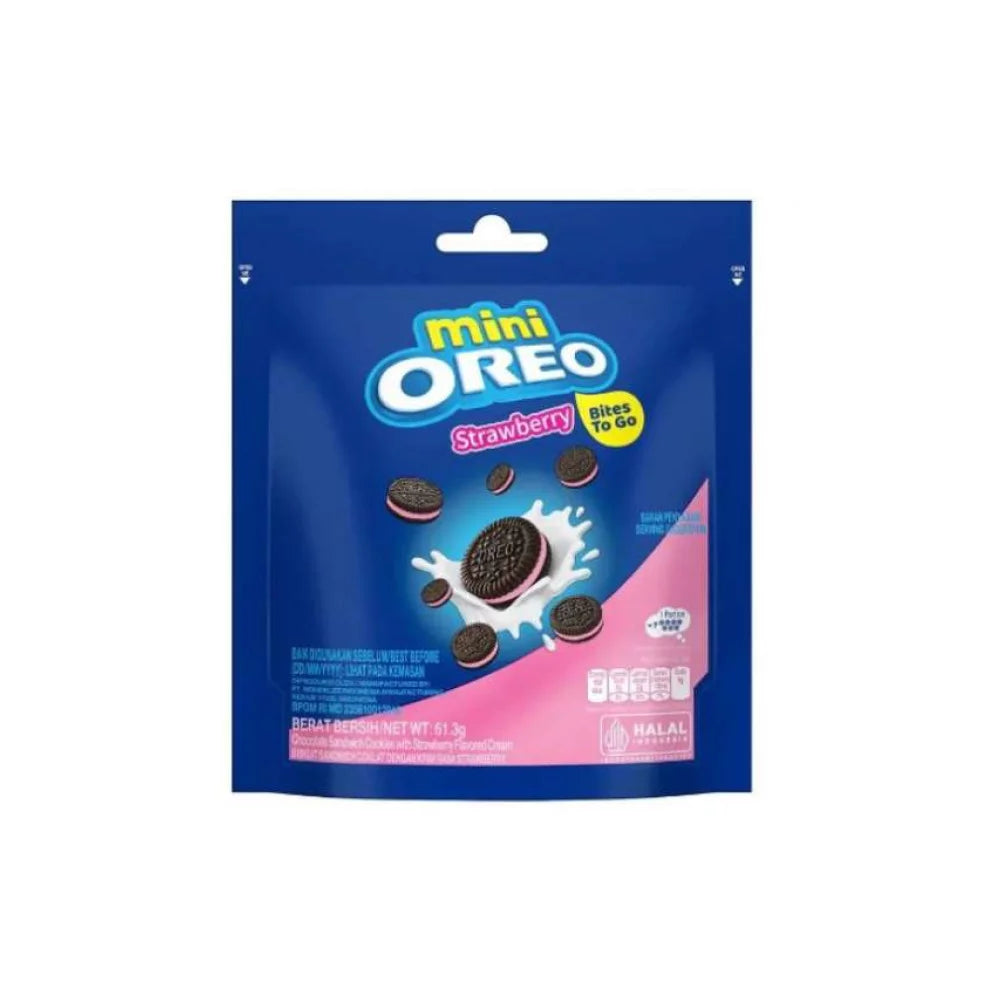 Oreo Mini Strawberry 61,3g - 24er Karton