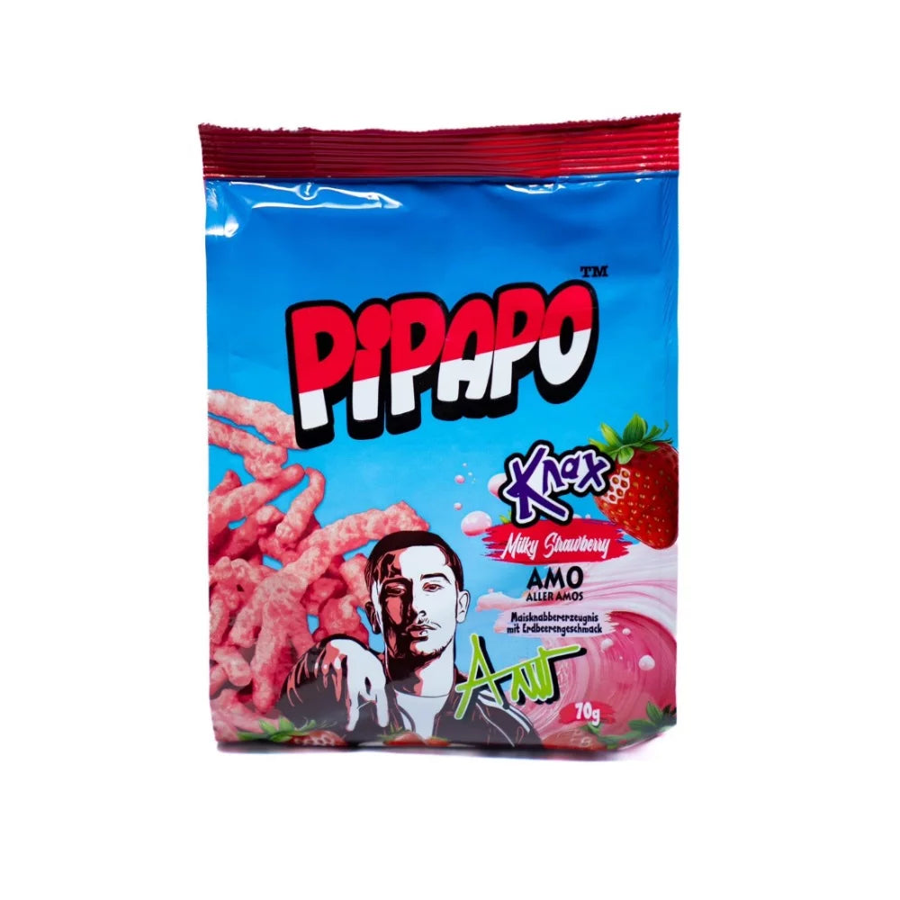 Pipapo Knax Milky Strawberry 70g - 24er Karton