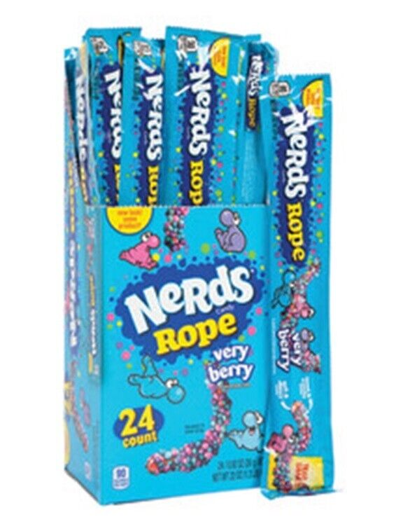 Nerds Rope Blau Very Berry / 24er Karton