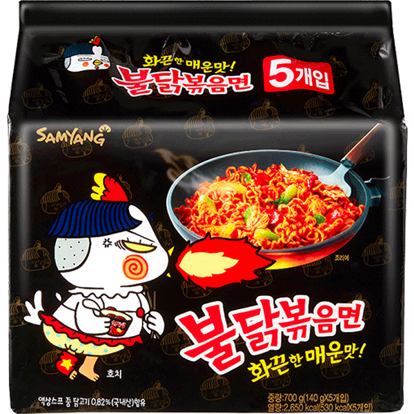 Samyang Buldak Hot Chicken 140g / 5er Karton