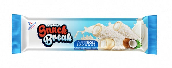 Snack Break Wafer Roll Coconut 18g - 24er Karton