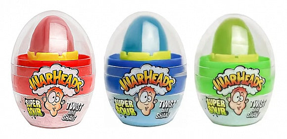 Warheads Super Sour Twist & Shake Eggo 18g - 18er Karton