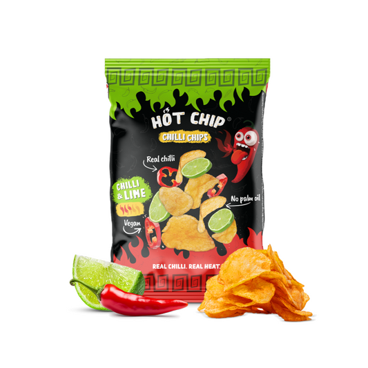 Kartoffelchips Chilli&Lime 80g - 15er Karton