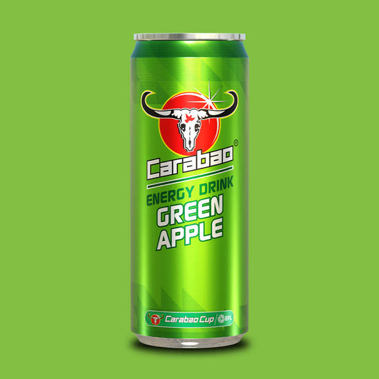 Carabao Energydrink Grüner Apfel 330ml / 24er Tray
