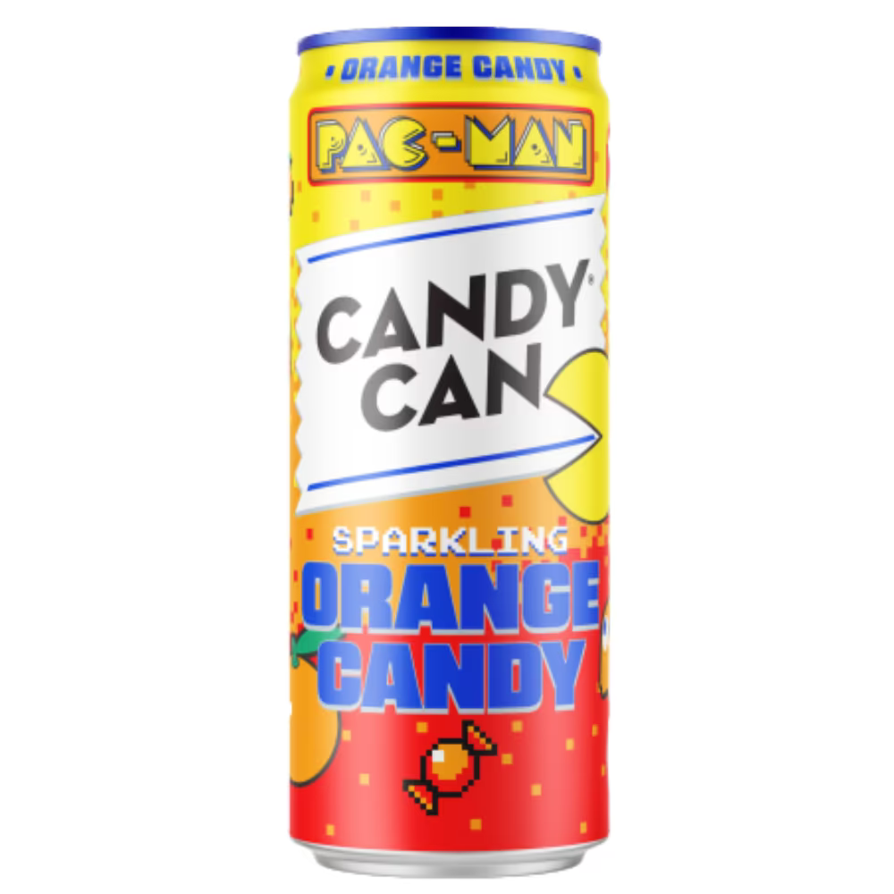 Candy Can Pac-Man Orange Candy 330ml - 12er Karton