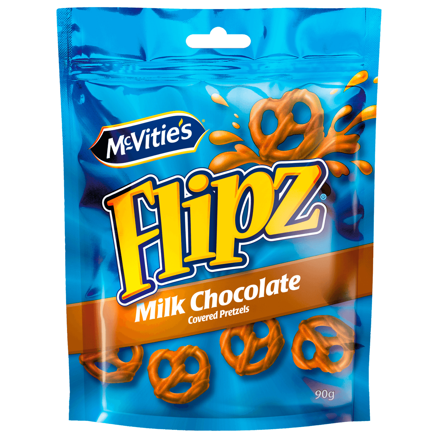 Flipz Milk Chocolate 90g - 6er Pack