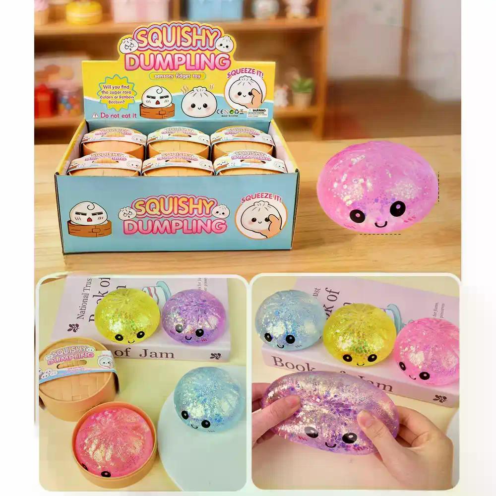 Squishy glitzer Dumpling 8,5cm