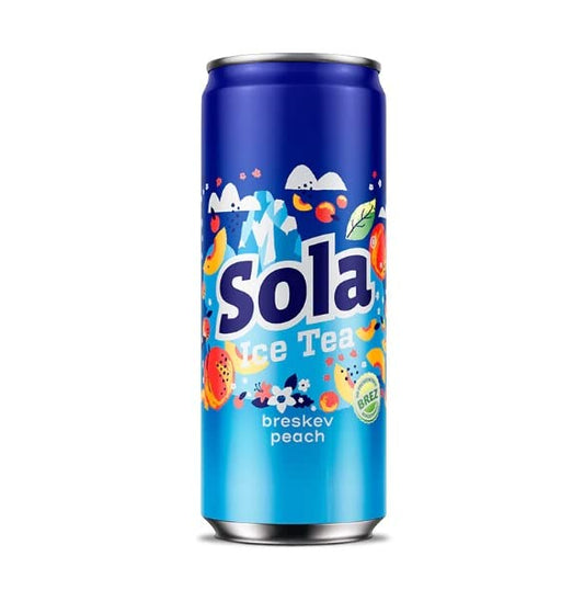 Sola Ice Tea Pfirsich 0,330ml / 24er Tray