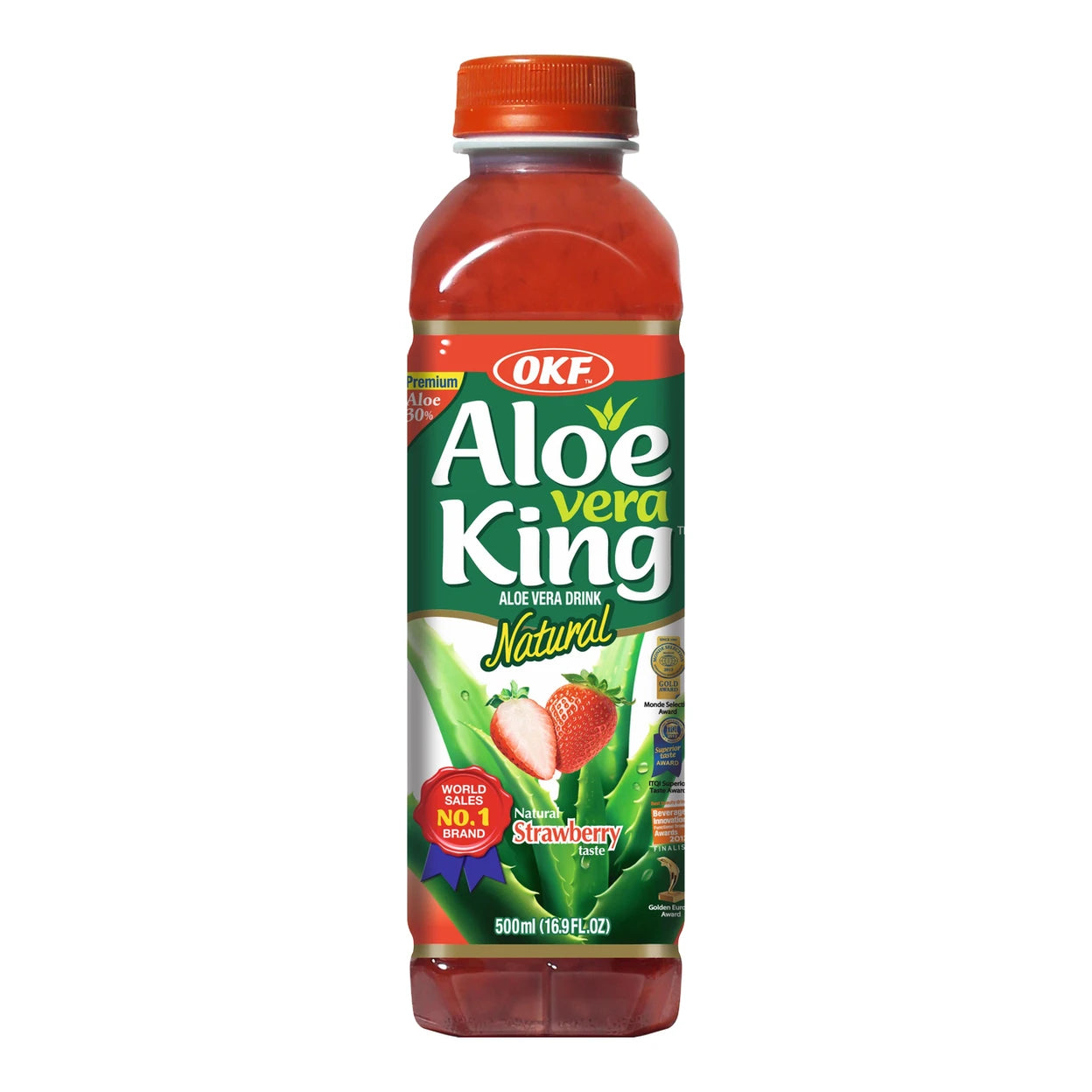 Aloe Vera Getränk Erdbeer 500 ml