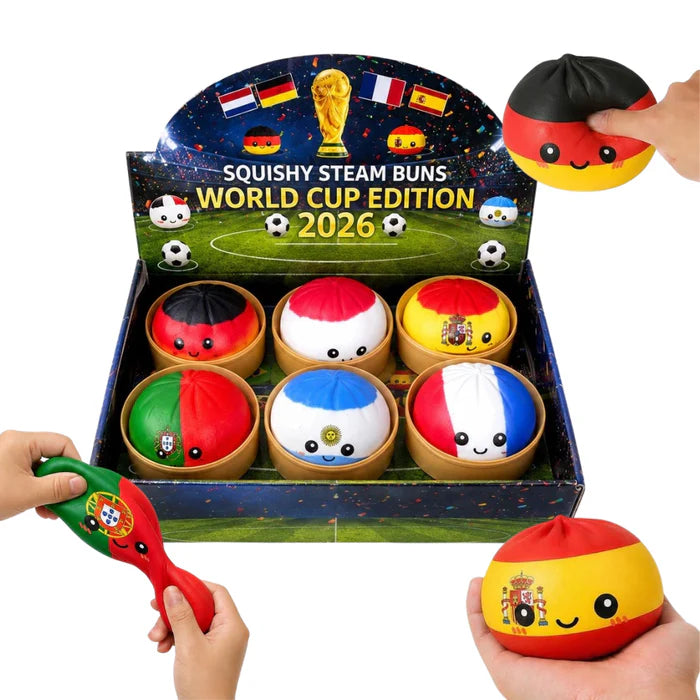 World Cup Mystery Squishy Bun - 12er Karton