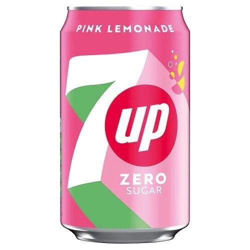 7-Up Pink Lemonade Zero Sugar 330ml - 24er Tray