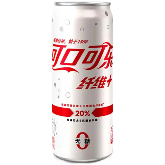 Coca Cola  Fiber Plus Sugar Free 330ml - 24er Karton
