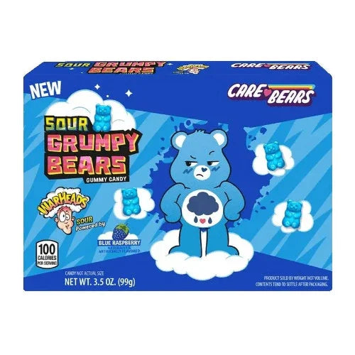 Warheads Care Bears Sour Grumpy Bears 99g - 12er Karton