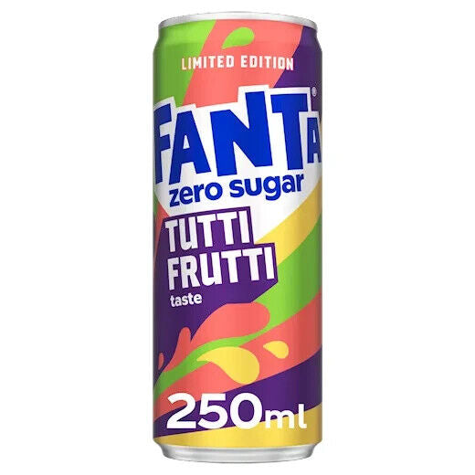 Fanta Tutti Frutti Zero Sugar 250ml - 24er Tray