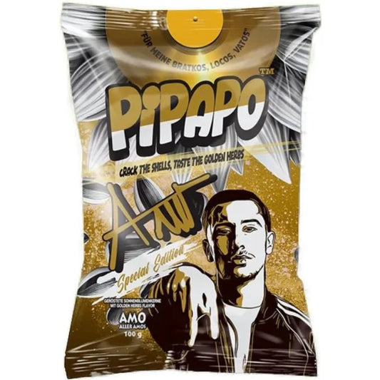 AMO’s PiPAPO Sonnenblumenkerne Gold Edition 100g - 30er Karton