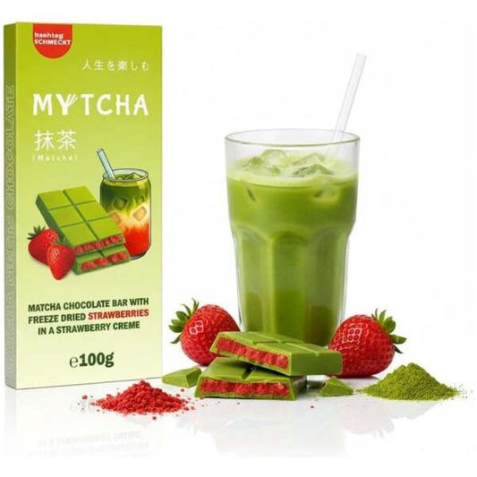 Mytcha Chocolate Strawberry 100g - 15er Karton