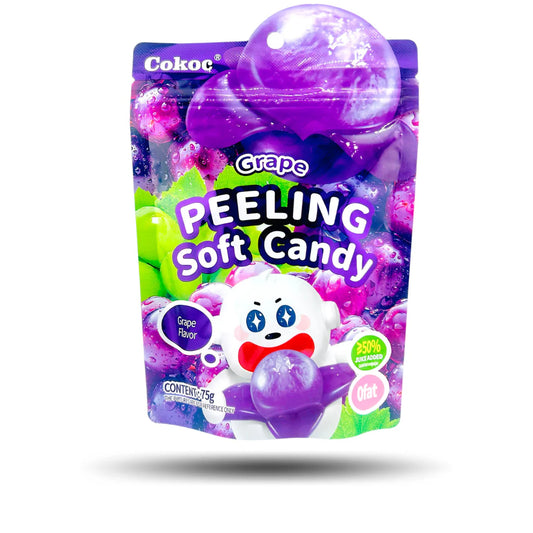 Cokoc Peeling Soft Candy Grape 75g - 20er Karton