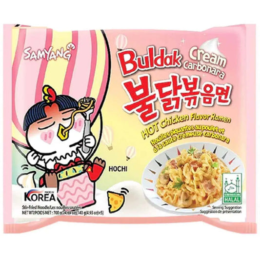 Samyang Buldak Cream Carbonara 140g / 5er Pack