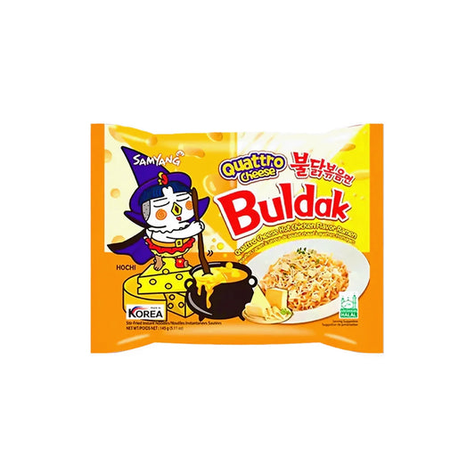Samyang Buldak Chicken Ramen Quattro Cheese 140g / 5er Pack