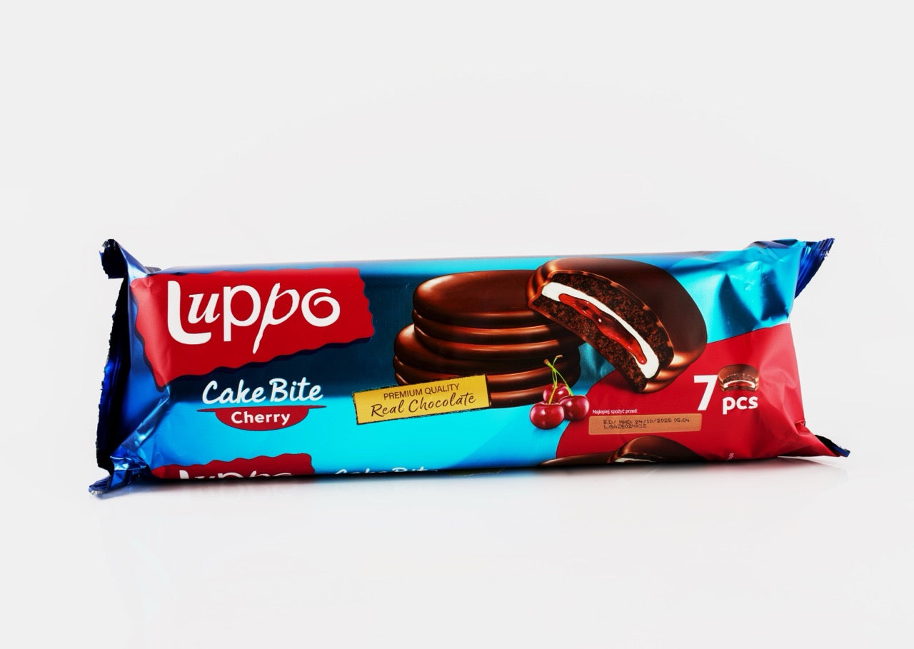 Luppo Cake Bite Cherry 182g - 12er Karton