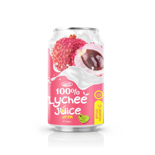 NAWON Lychee 100% Juice 330ml / 24er Tray