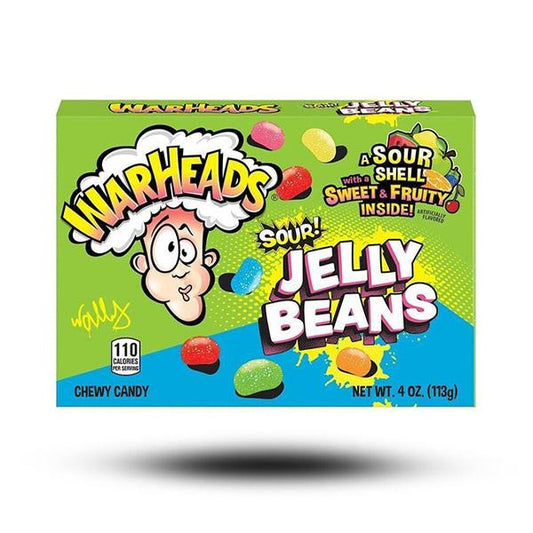 Warheads Sour Jelly Beans 113g / 12 er Karton