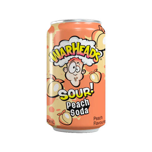 Warheads Sour Peach Soda / 12 x 0,330 Liter Dosen