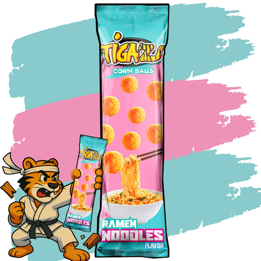 Tigaz Corn Chips Ramen Noodles Flavour - 60er Karton