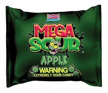 Barnetts Mega Sour Apple 104g - 12er Karton