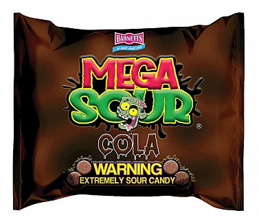 Barnetts Mega Sour Cola 104g - 12er Karton