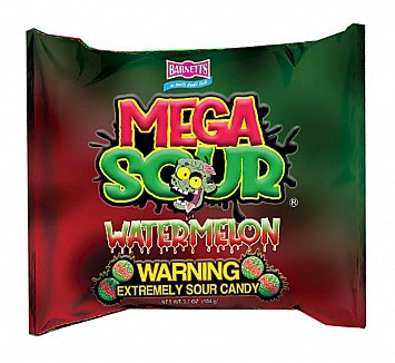Barnetts Mega Sour Watermelon 104g - 12er Karton