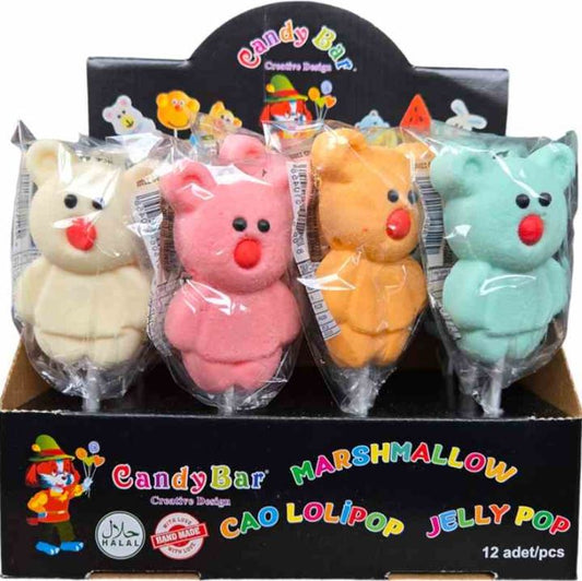 Candy Bar Marshmallow Bear 35g - 12er Pack